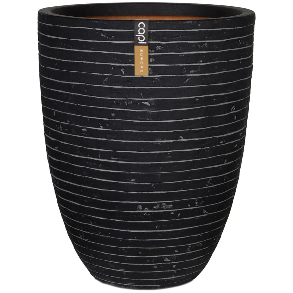Capi Capi Flowerpot Nature Row Elegant Low 36x47 cm Anthracite WFDZ782