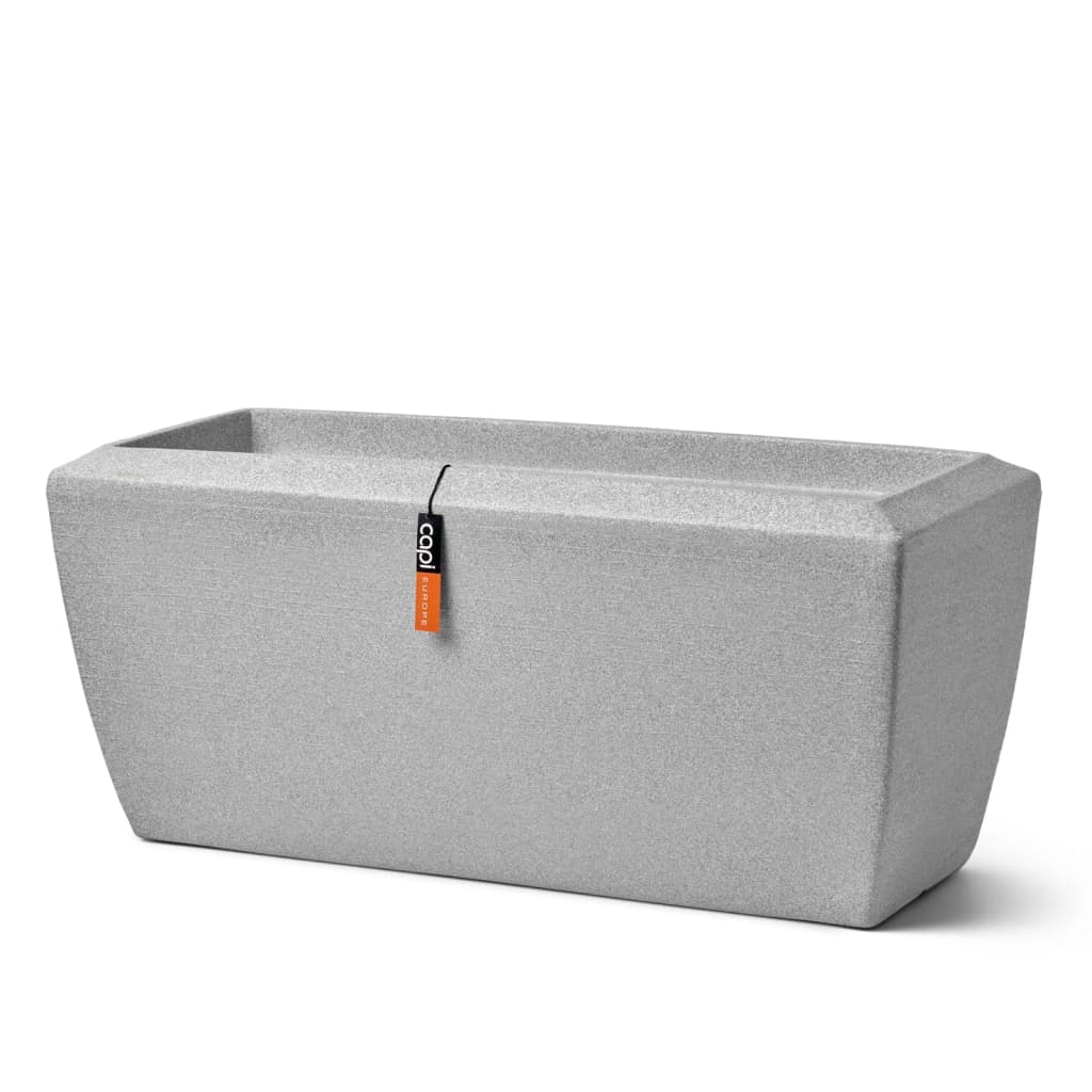 Capi Planter Arc Granite Rectangular 90x35x40 cm ivory -colored