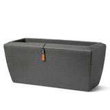 Capi Capi Planter Arc Granite Rectangular 60x35x40 cm Antracite -colored