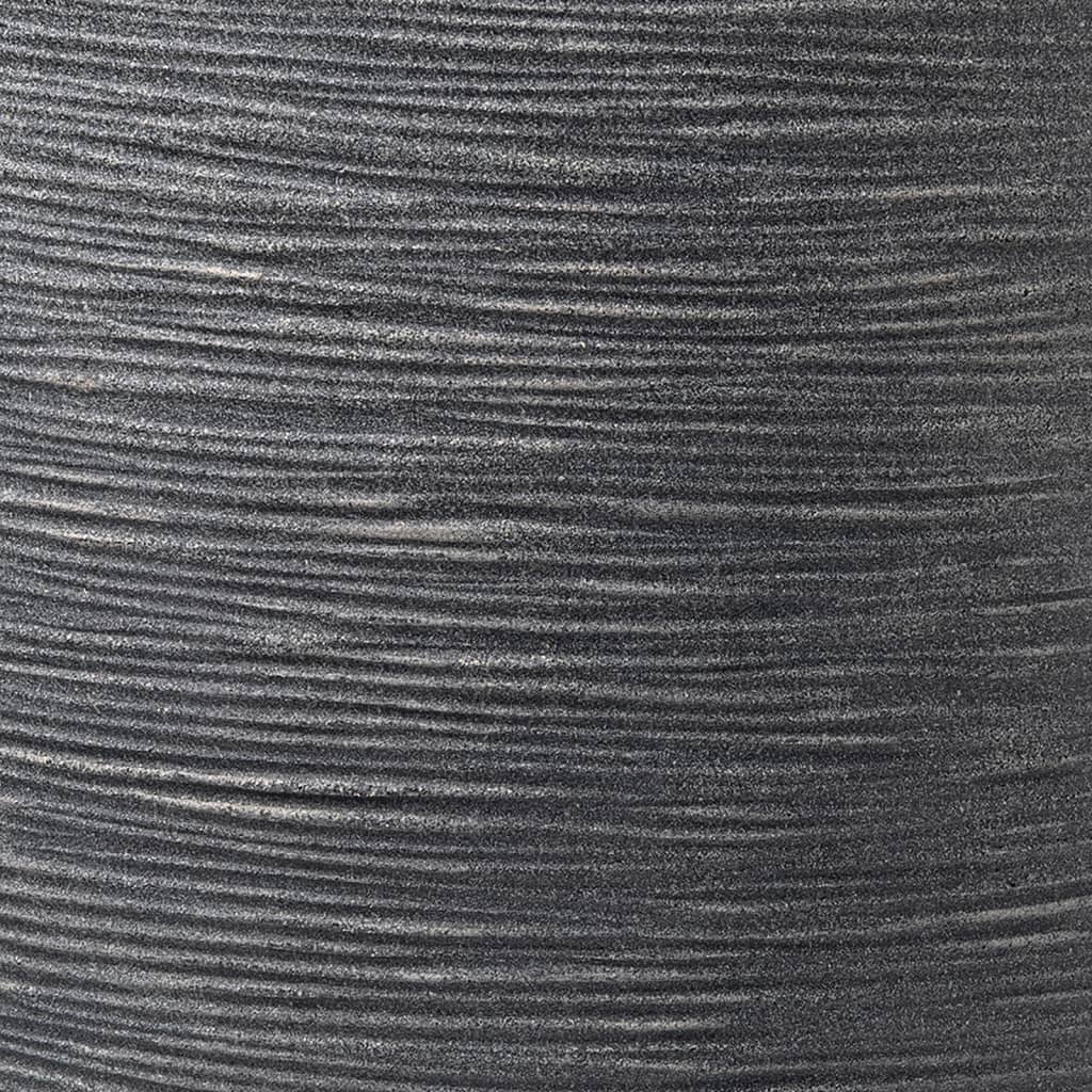 Capi Planter Wash Rib Low Elegant 46x58 cm Gray