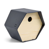 Capi Birdhouse Hive 1 Round hole 19x23x20 cm anthracite -colored