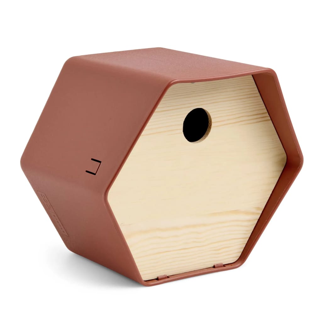 Capi Birdhouse Hive 1 kulatá díra 19x23x20 cm hnědá