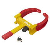 ProPlus Wheel clamp Universal Max. Bandwidth 26.5 cm Yellow Red