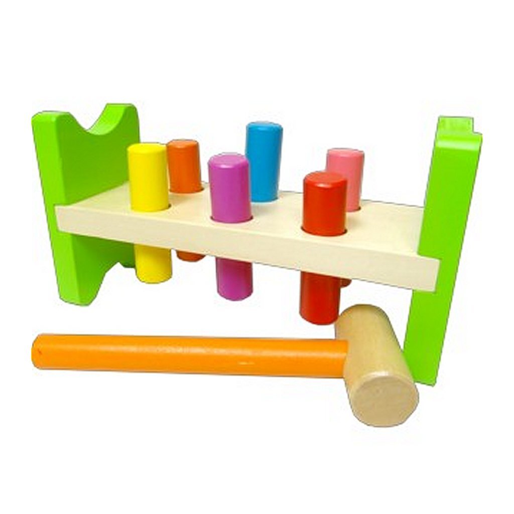 Semplicemente per bambini Hamberbank in legno + Hamer