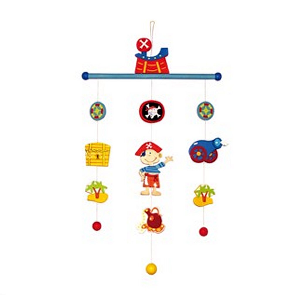 Semplicemente per bambini 21140p in legno piratenmobiel