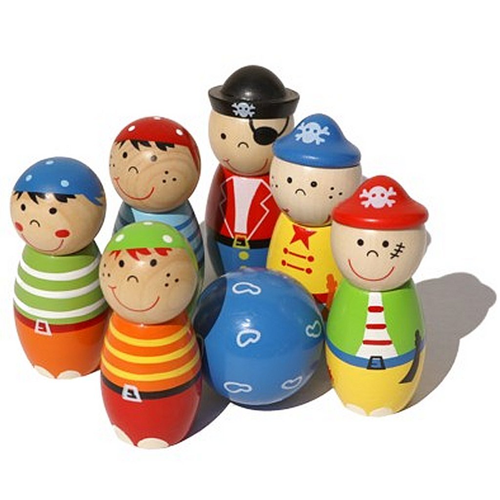 Semplicemente per bambini 22107 pirati di gioco cono in legno