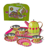 Simplemente para niños, té tulipán colocado en la maleta
