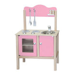 Semplicemente per bambini rosa cucina per bambini in legno