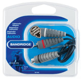 Bandridge Bal4600 Subwoofer Cable 2x RCA Male - RCA žena 0,20 m modrá
