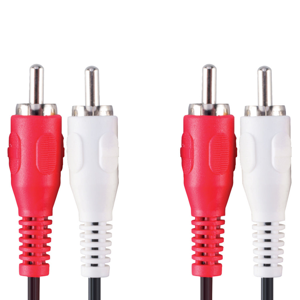 Bandridge Bandridge Val4202 Câble audio stéréo 2x RCA Male 2x RCA Male 2,00 m noir