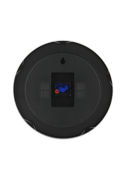 NEXTIME NE-3998AR WALL-Uhrschlitten. 19 cm, gebürstetes Aluminium, 'Station'