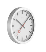 Nextime NE-3998st zegar ścienny. 19 cm, szczotkowane aluminium, „stacja”