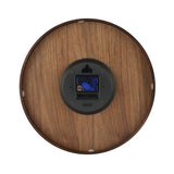 Nextime NE-3096BR Slajd zegar ścienny. 35 cm, drewno, brązowe, „drewniane medium”