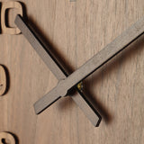 Nextime NE-3096BR Slajd zegar ścienny. 35 cm, drewno, brązowe, „drewniane medium”