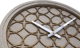 Nextime NE-3212BR Zegar ścienny. 39,5 cm, drewno polrynowe, szary