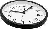 Nextime NX-7321WW Zegar ścienny NXT Średnica 20 cm plastikowa czarna, biała tarcza