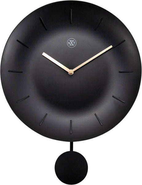 Nextime NX-7339WW Zegar ścienny NXT Bowl Ø 30 cm Czarny