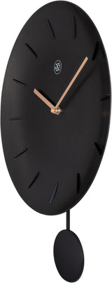 Nextime NX-7339WW Zegar ścienny NXT Bowl Ø 30 cm Czarny