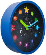 Nextime NX-7356 Zegar ścienny NXT Apollo Dia 30 cm plastikowy niebieski