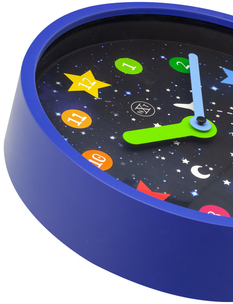 Nextime NX-7356 Zegar ścienny NXT Apollo Dia 30 cm plastikowy niebieski
