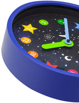 Nextime NX-7356 Zegar ścienny NXT Apollo Dia 30 cm plastikowy niebieski