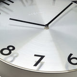 NextIme NE -3289GS kovinska stenska ura - 40 cm -quiet ura - kovina - odboj