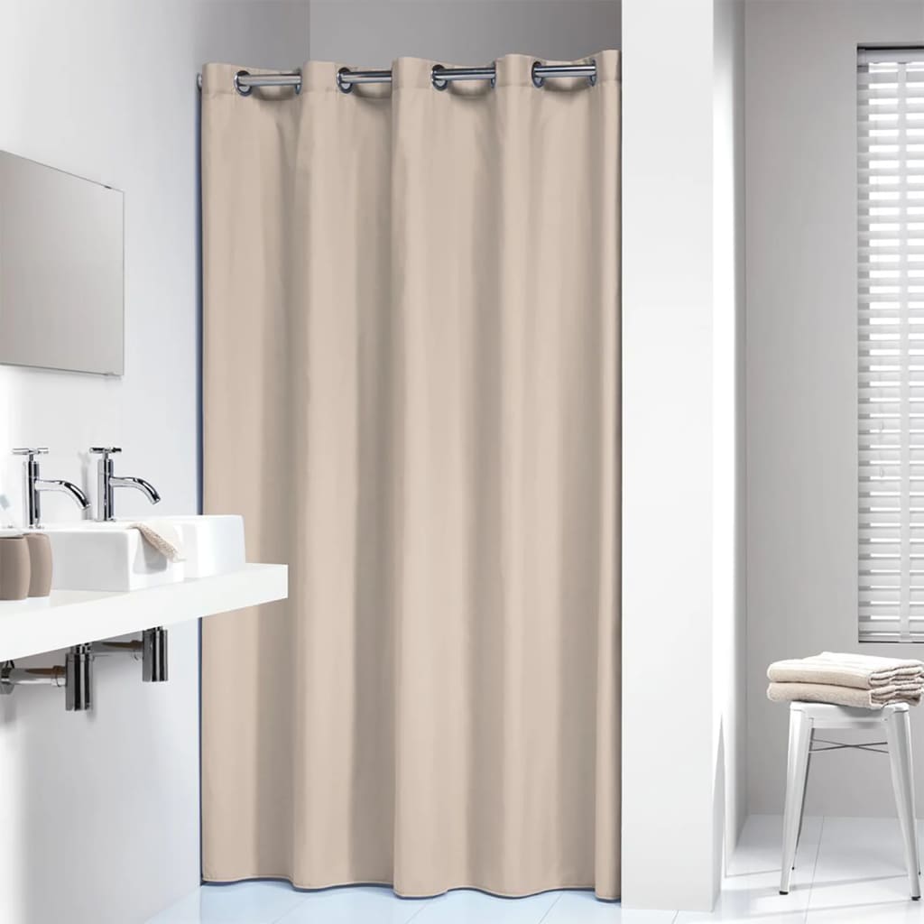 Sealskin shower curtain coloris 180x200 cm ecru