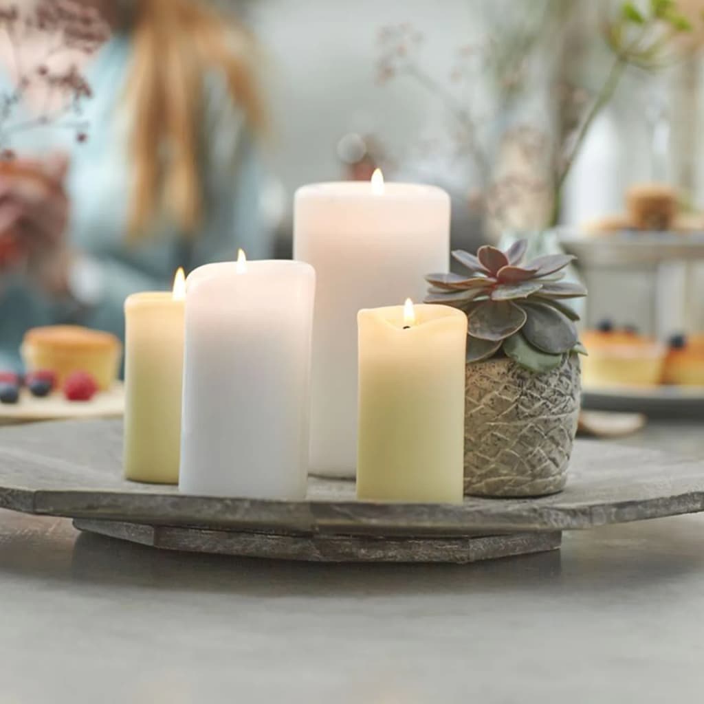 Bolsius Bolsius Stollen candles 10 pcs 120x58 mm white