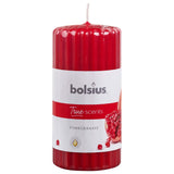Bolsius Bolsius Duft Kerzen Rippen 6 Stcs 120x58 mm Granatapfel