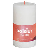 Bolsius Bolsius Stubbares Shine 8 st rustic 100x50 mm soft pearl colored