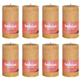 Bolsius Bolsius Stollen Shine 8 St Rustic 100x50 mm med rumenim