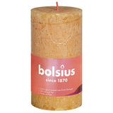 Bolsius Bolsius Stollen Shine 8 St Rustic 100x50 mm med rumenim