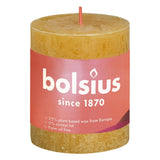 Bolsius Bolsius Stollen Shine 4 St Rustic 80x68 mm Honey Jaune