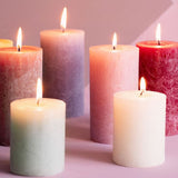 Bolsius Bolsius Stollen Shine 4 St Rustic 130x68 mm Red Red
