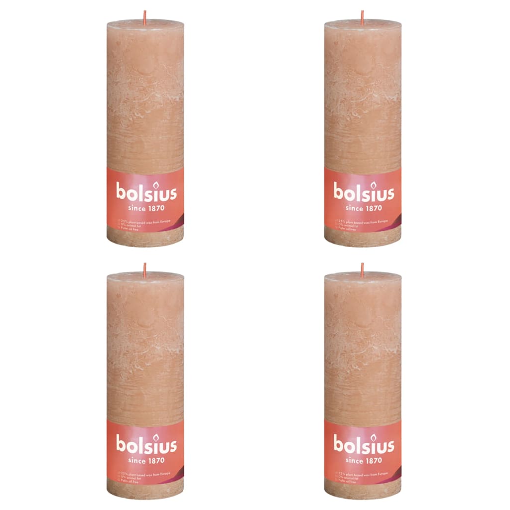 Bolsius Bolsius Stollen SHINE 4 ST Rustiek 190x68 mm Mistpose