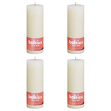 Bolsius Bolsius Stollen SHINE 4 ST Rustic 190x68 mm soft pearl colored