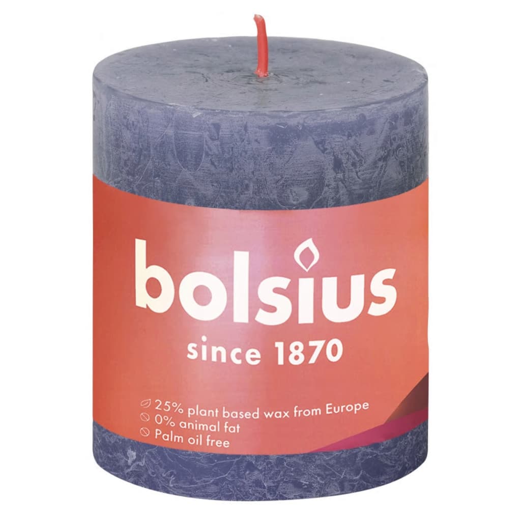 Bolsius Bolschius stelle blénkt 4 st rustiktic 80x68 mm Dämmerung blo