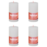 Bolsius Bolsius Stollen SHINE 4 ST Rustic 130x68 mm Cloudy White