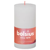 Bolsius Bolsius Stollen SHINE 4 ST Rustic 130x68 mm Cloudy White