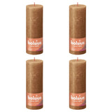Bolsius Bolsius Stollen Shine 4 St Rustiek 190x68 mm začimba rjava