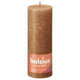 Bolsius Bolsius Stollen Shine 4 St Rustiek 190x68 mm začimba rjava