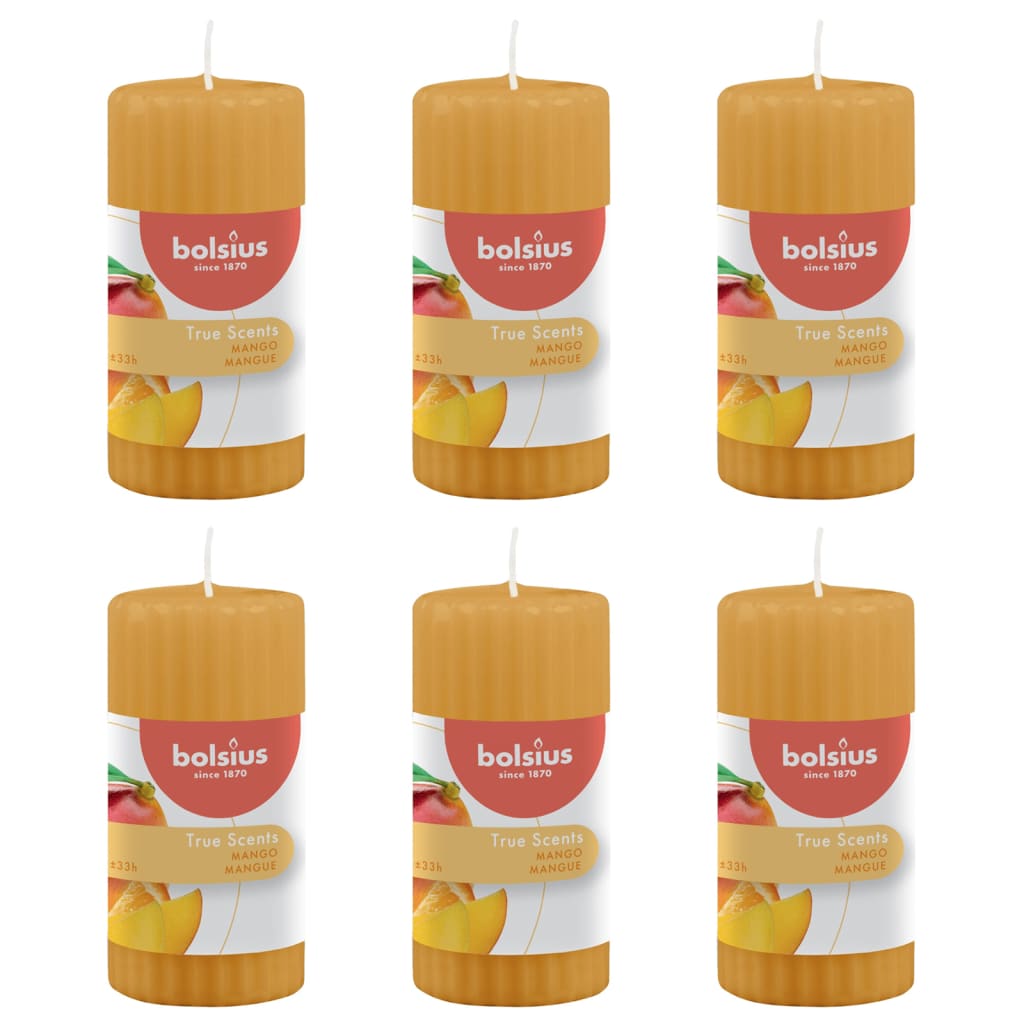 Bolsius Bolsius Candele profumate a coste 6 St Mango 120x58 mm