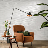 Wallart Wallart 12 St Wall Panels 3D GA-WA04 Bølger