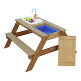 AXI AXI sands Waterpicknickt table Emily with play kitchen brown