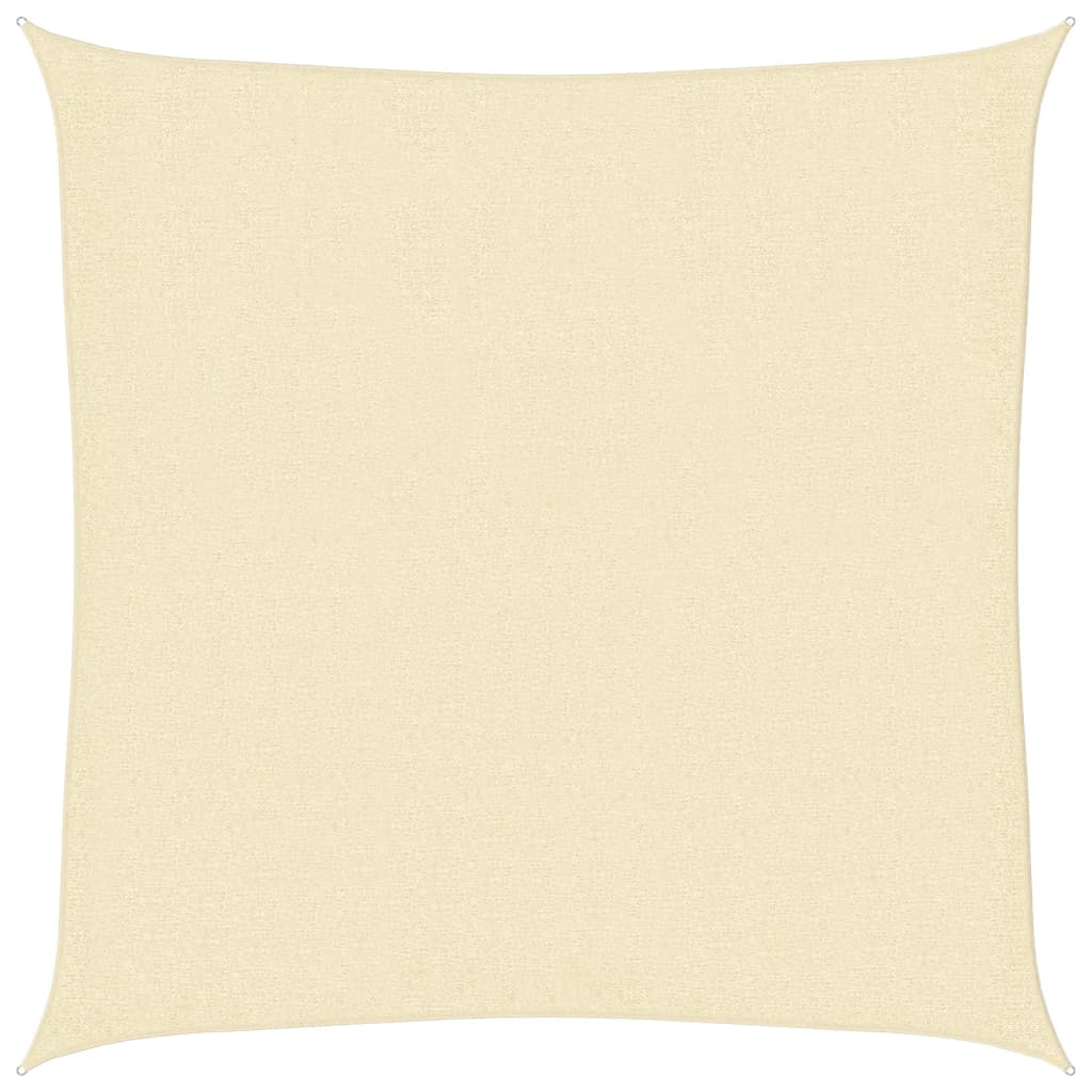 Vidaxl Sunshade HDPE Square 2x2 m creme