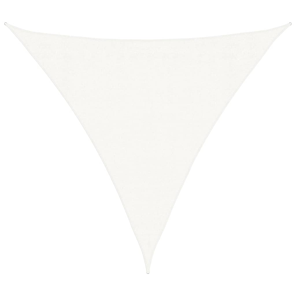 Vidaxl Sunshade HDPE Triangle 3.6x3.6x3.6 m Biały