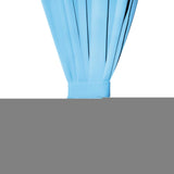 Vidaxl záclony s kovovými prsteny Blackout 135x245 Turquoise 2 STS