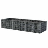 Vidaxl Gabion Planning Box je dvignil 270x90x50 cm jeklo