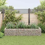Vidaxl Gabion Planning Box je dvignil 270x90x50 cm jeklo