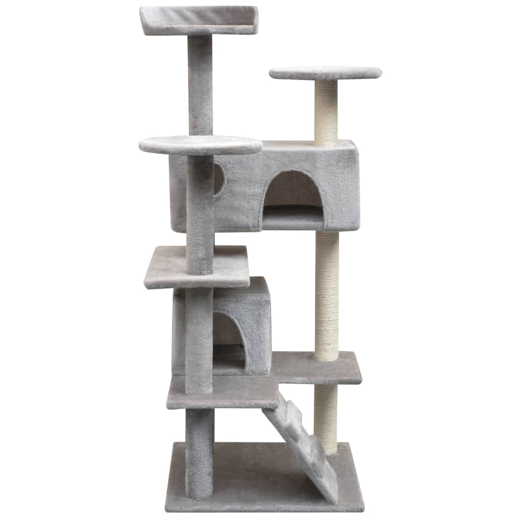 Vidaxl Cat Stracing Post avec sisal Scratch Posts 125 cm Gray